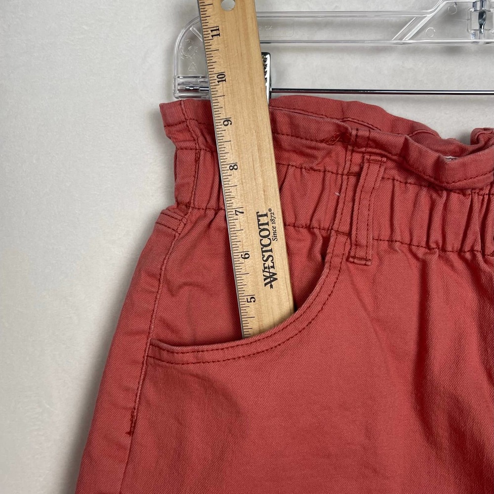 Wild‎ Fable Red Cotton Spandex Elastic Waist High Rise Shorts Paper Bag MEDIUM - Picture 5 of 6